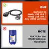 YCLL OBD2 Cable 16 Pin Adapter Compatable with J1962 Connector