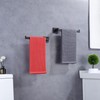 LANC Bathroom Hand Towel Holder 10 Inche Matte Black Hand