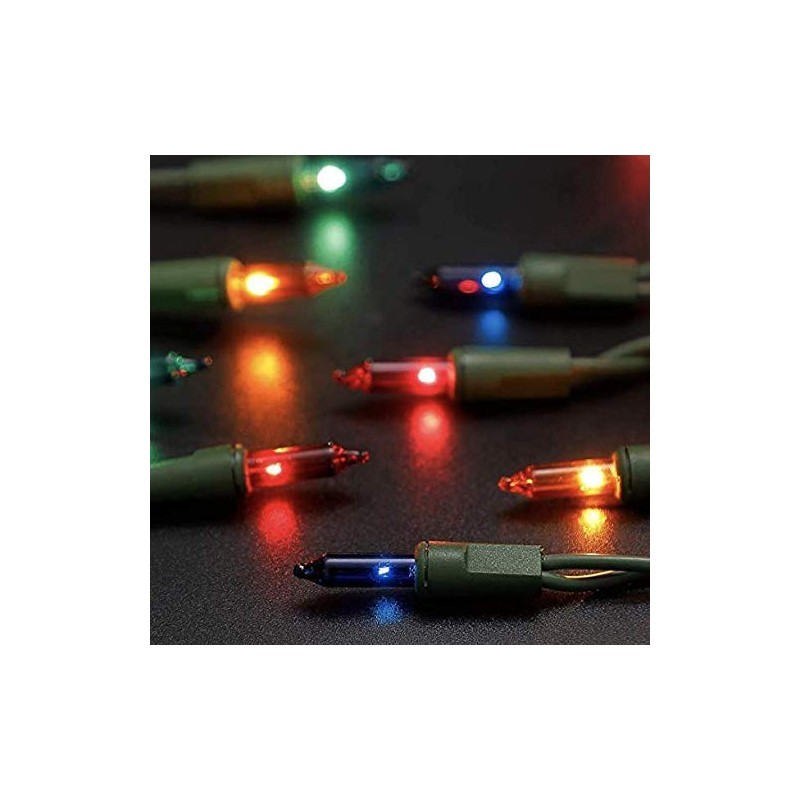 Home Accents Holiday 20 ft. 100-Lights String-to-String Incandescent Lights Mini