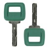 4PCS 11039228 Ignition Keys Compatible with Vol-vo Loaders and Articulating