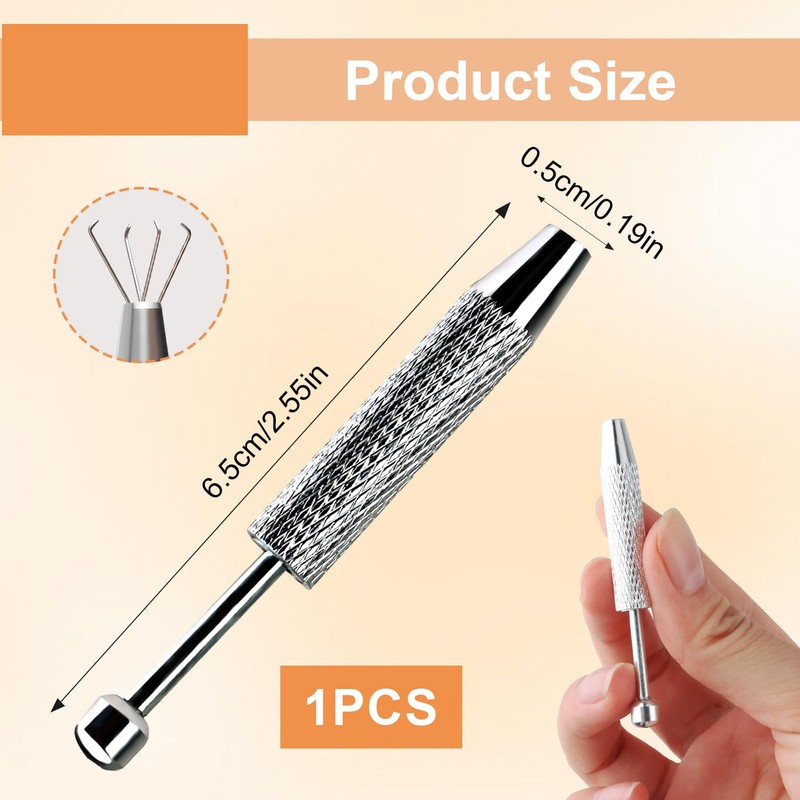 1pcs Professional Piercing Ball Grabber Tool,2.36inch Piercing Removal Tool,Essential Piercing