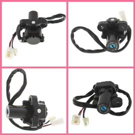 GXYWADY Motorcycle Ignition Switch Gas Cap Key Lock Set Replacement for Yamaha YZF R1 2004-15 YZF R6 2006-15 FJR1300