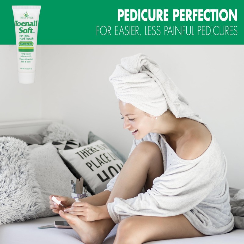 Toenail Softener for Thick Hard Toenails - Safe for Seniors
