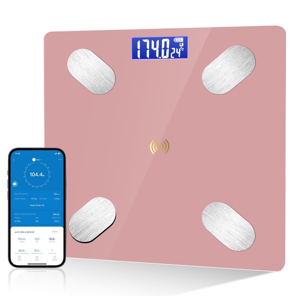Digital Simple Bathroom Scale, Home Practical Body Fat Scale with