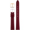 Bambi C115EO Watch Band, Calf Wine, 0.7 inches (17 mm)