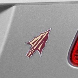 Fanmats 60632: Florida State Seminoles Heavy Duty Aluminum Embossed Color Emblem - Alternate