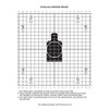 PlusTactical M16A2 25 Meter Zeroing Target On EZ Peel Notepad