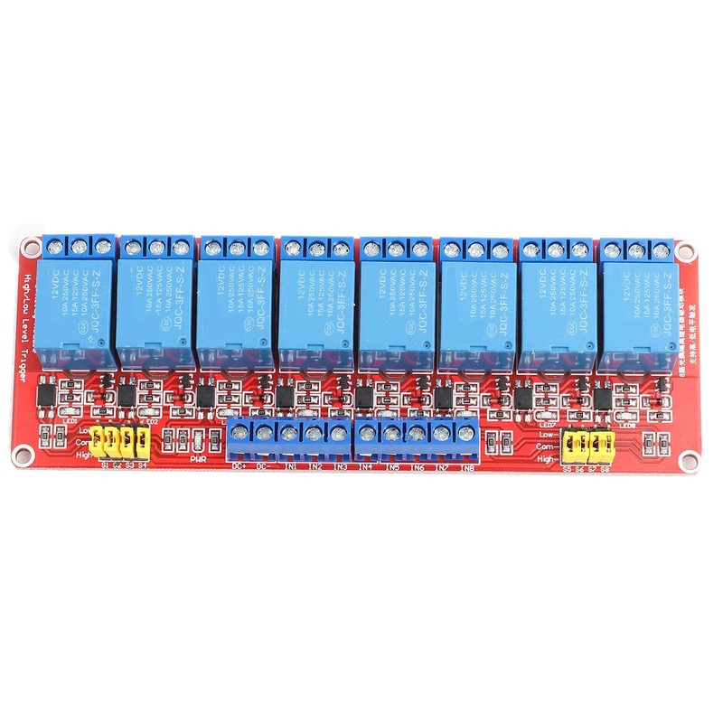 DC 12V Relay Module, 8 Channel Relay Module Board High