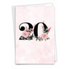 NobleWorks - 20th Milestone Anniversary Paper Card with 5 x