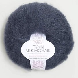 Sandnes Garn Tynn Silk Mohair 6081 Dyp-Bla