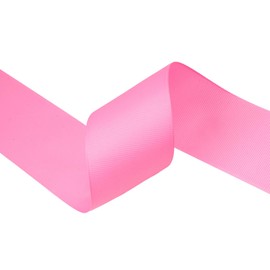 Kryvus Hot Pink Ribbon, Grosgrain Ribbon 2 Inch x Continuous 50 Yards, Hot Pink Grosgrain Ribbon for Crafts, Gift Wrapping, Hair Accessories, Wedding Decor, Sewing and Bow Making