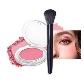 Blushers for Cheeks Make up Blusher, Rose Pink Powder Blushes, Korean Makeup Blush, Peach Red Matte Blush Palette, Natural Look Long-Lasting Sweat-Resistant Blush(Rose)