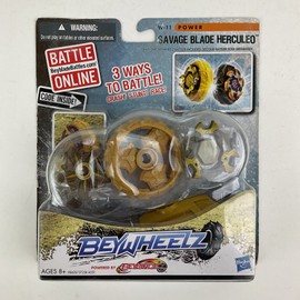 Hasbro Beywheelz Savage Blade Herculeo W-11 Power Launchers Battlers Cards