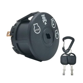Lawn Mower Ignition Starter Switch with 2 Keys 4 Position-7 Terminals Fit for AYP, Husqvarna, Craftsman, MPN, Delta, Poulan Lawn Mowers Tractor Replace 193350 532193350