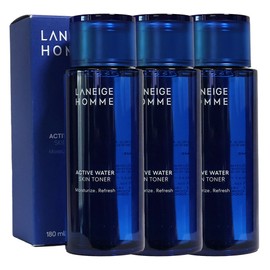 Laneige Homme Active Water Skin 180ml x3 / 라네즈 옴므 액티브 워터 스킨 180ml x3개