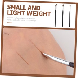 VICASKY 3pcs Eyebrow Brush Precision Eyeliner Concealer and Eyeshadow Applicators for Makeup Application Travel