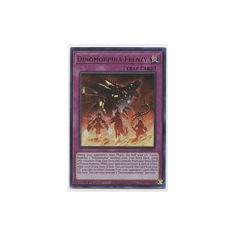 Dinomorphia Frenzy - DIFO-EN077 - Ultra Rare - 1st Edition