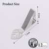 U-Vathing 12Pack Leaf Shape Tablecloth Clips,Picnic Table Clips Stainless Steel