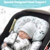 Zdbdbd Infant Car Seat Insert, Reversible Newborn Carseat Insert Head