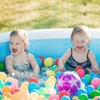Evajoy Inflatable Pool, Full-Sized Inflatable Swimming Family Pool with Seats,