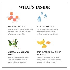 goop Beauty GOOPGLOW 15% Glycolic Acid Overnight Glow Peel (4 Peels) Free Ship