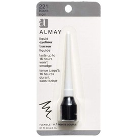 Almay Liquid Eyeliner, Black [221] 0.1 oz (Pack of 5)