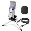 Alvoxcon PC Microphone, USB Microphone, Condenser Microphone, Commentary Microphone, Unidirectional,