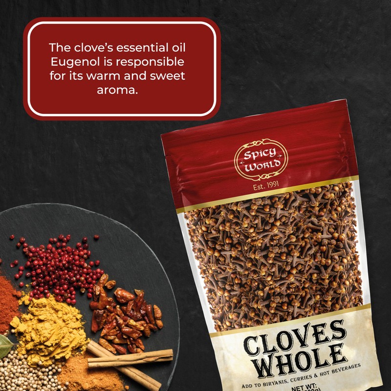 Whole Cloves 7 Oz Bag - Great for Foods, Tea,