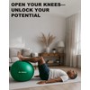 Trideer Exercise Ball for Physical Therapy, Yoga, & Workout Fitness