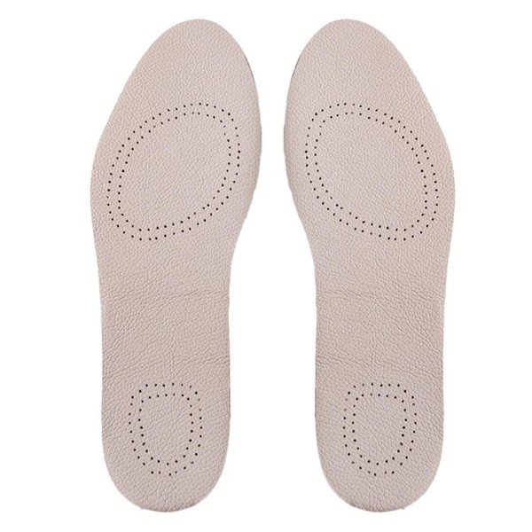 Exceart 1 Pair Premium Leather Insole Comfortable Shoe Pads Womens