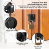 Door Bolt Stainless Steel, 2 in 1 Bolt Sliding Bolt