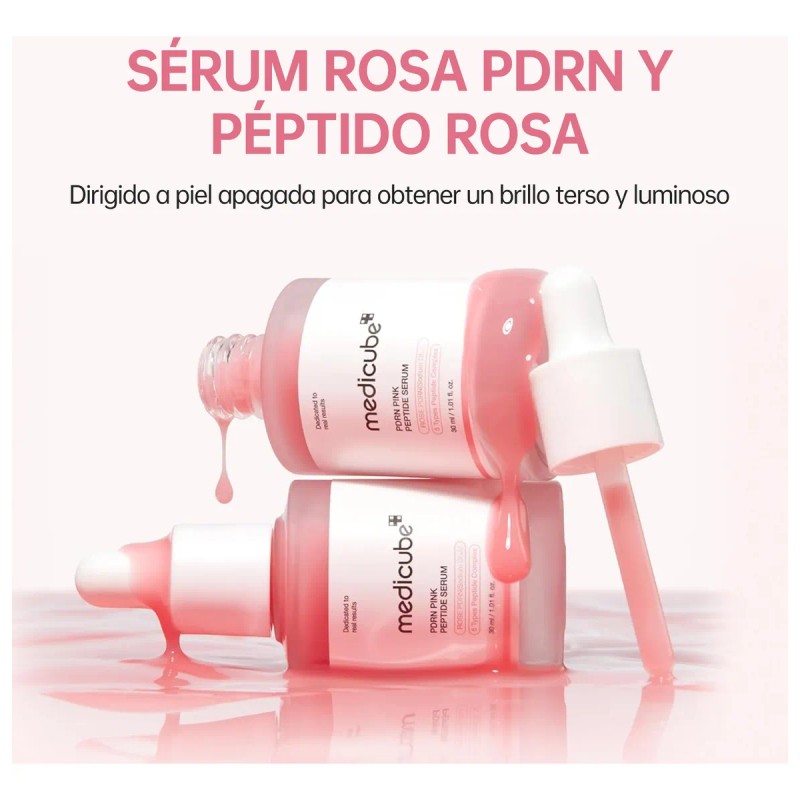 Medicube Suero Pdrn Pink Peptide Antiage Iluminador 30ml