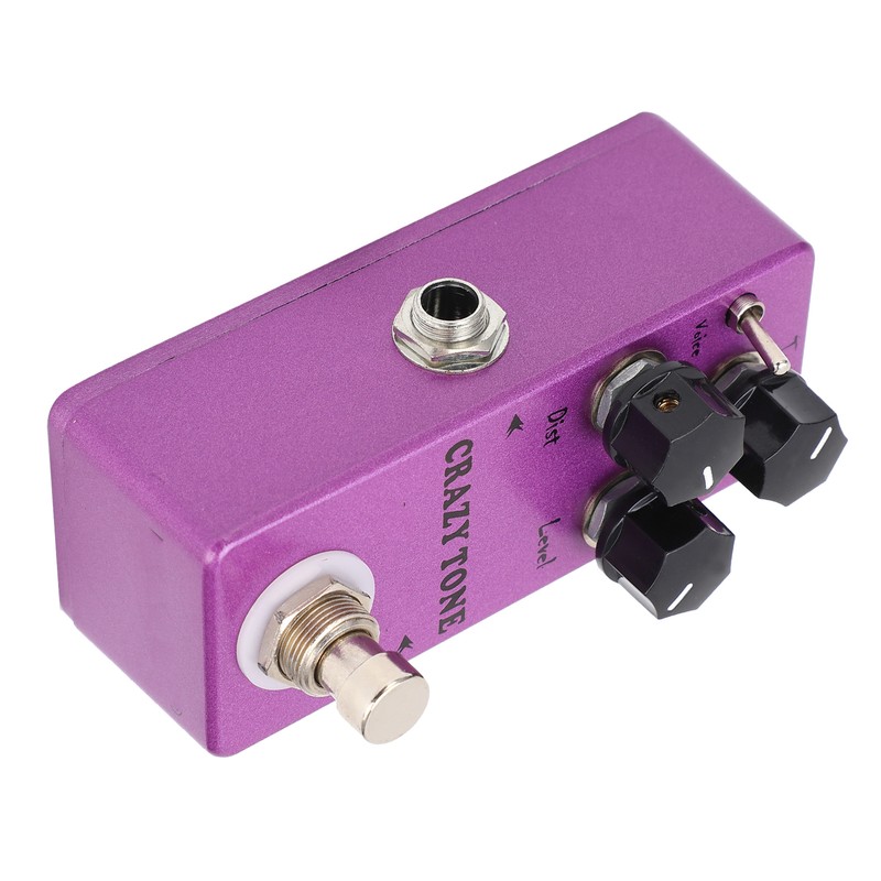 Distortion Guitar Effect Pedal Crazy Tone Fully Analog Circuit Accessory