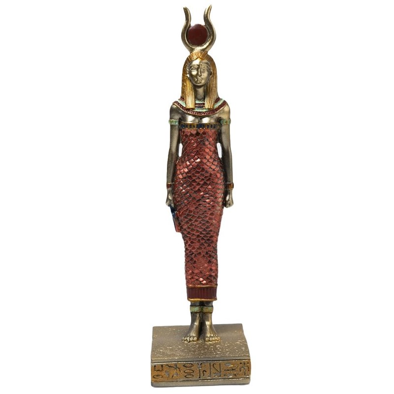 lachineuse Egyptian Bronze Nebethetepet or Hathor Figure 21