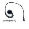 PROMAXPOWER Interchangeable earpiece Quick Release Female Adapter with Lapel mic