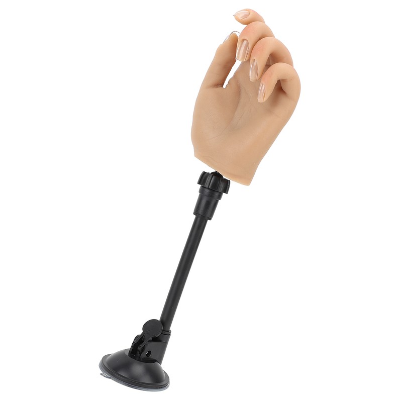 Nail Training Practice Hand Professional Bendable Silicone Female Mannequin Hand