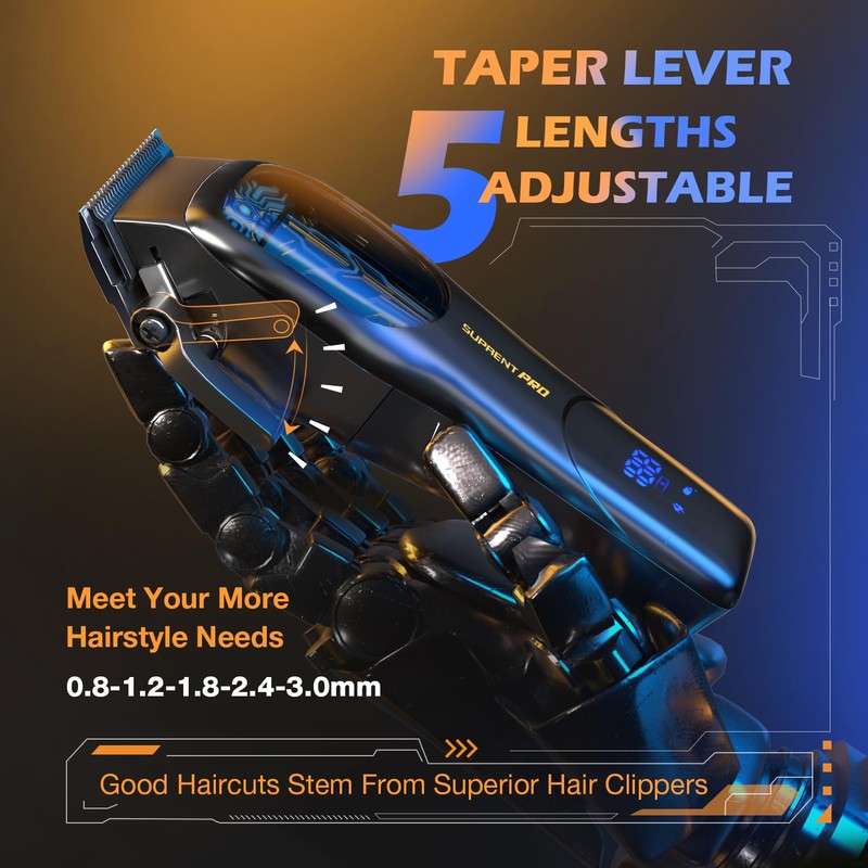 Professional Hair Clippers for Men- High Torque Brushless Motor with