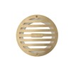 NDS 910B, 4 In. Round Grate Drain Cover, with PVC