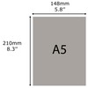 Taymar Two Tier Dispenser for A5 Leaflets and Brochures(Pack of