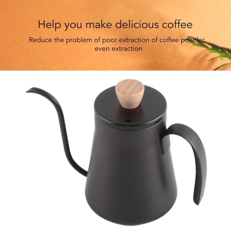 Coffee Kettle 304 Stainless Steel Gooseneck Spout Coffee Pot with
