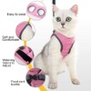 Cat Harness Leash Straps Soft and Comfortable Cat Walking Jacket