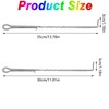 WADY BBQ Food Flipper, Meat Flipper Hook, Pigtail Food Flipper,