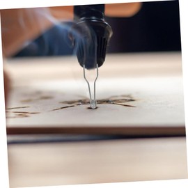 TEHAUX 8pcs Replacement Wood Burning Nibs High Impedance Pyrography Wire Tips for Creative Crafts Durable and Wear Resistant Wood Burner Tools for Intricate Designs