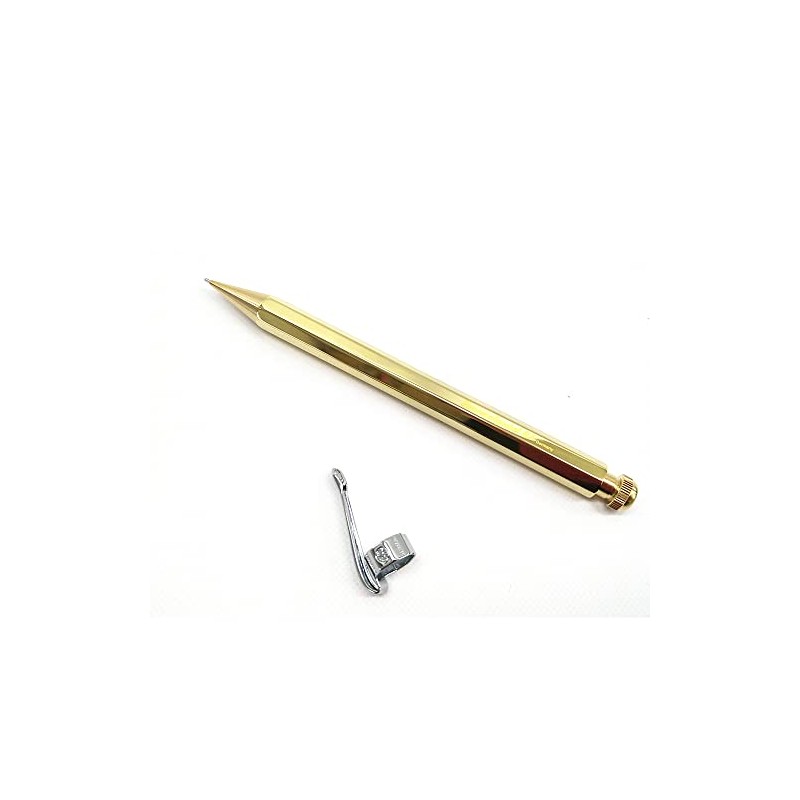 KAWECO Special Pencil Brass [With Exclusive Clip] [0.03 inch (0.7