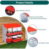 Nesting Boxes for Chickens, 6 Compartment Roll Away Nesting Box