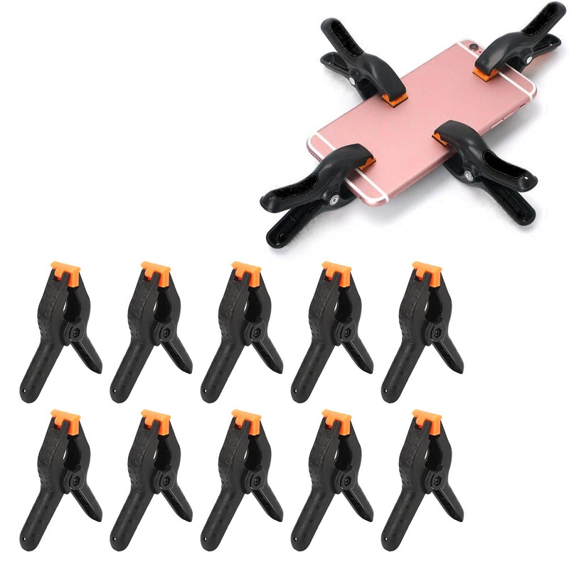 10Pcs Spring Clamp Plastic Clip Fixture Repair Fastening Tool Set