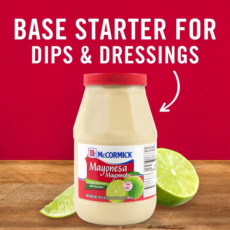 McCormick Mayonesa (Mayonnaise) with Lime Juice, 125 fl oz