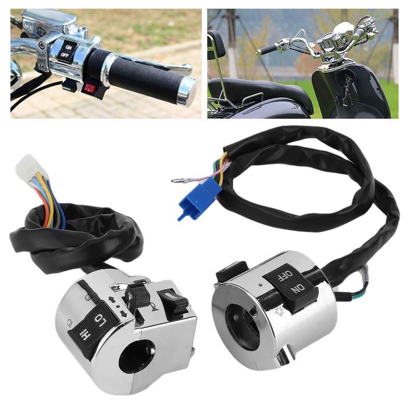 25mm Universal Motorcycle Handlebar Switch Control Button Left Right for