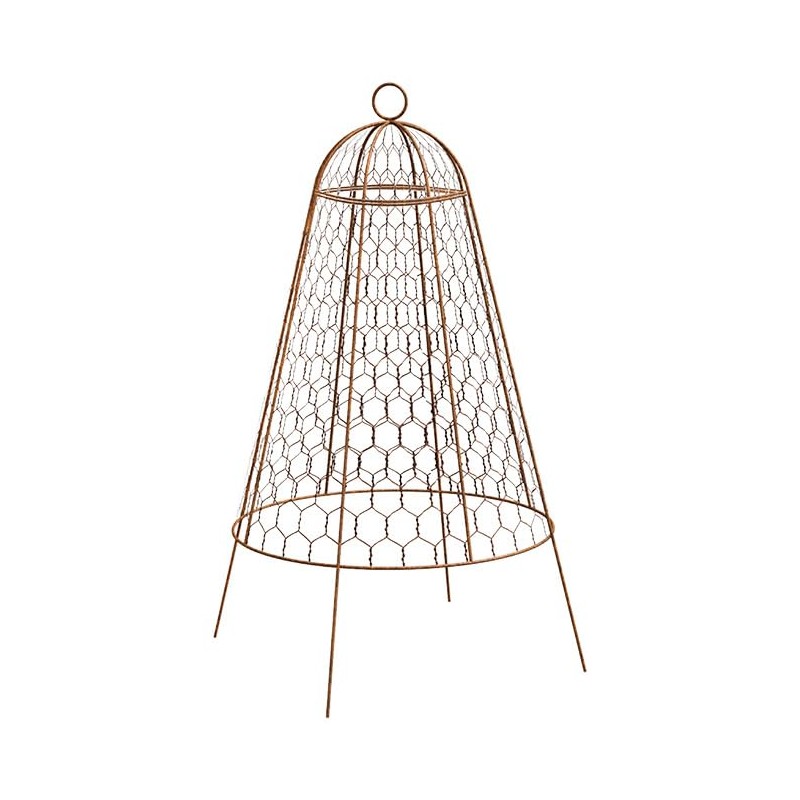 Panacea Rustic Wire Garden Cloches, Set of 6 – 20"