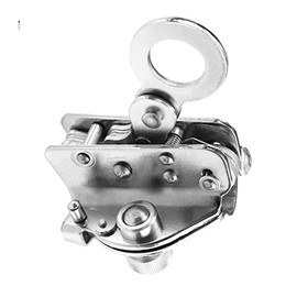 KLLsmDesign Rope Grab Ascender Fall Protection 25KN Riser Fits 1/2â - 5/8 â for Rocking Climbing Tree Arborist Mountaineering Cavingï¼Mountaineering Fall Protection Gear (Silver)